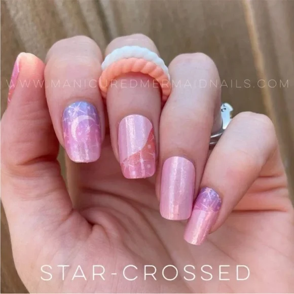 *Retired* Color Street: Star-Crossed | Sun Moon Pink Orange Blue Celestial - Picture 2 of 12
